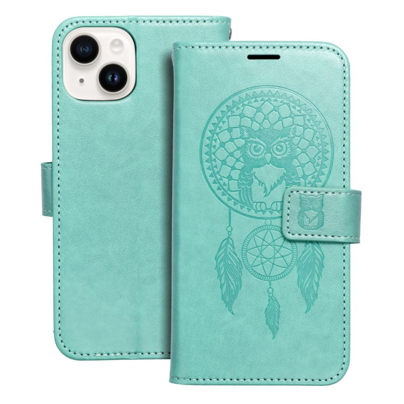 MEZZO Book case for IPHONE 14 dreamcatcher green MEZZO Book case for IPHONE 14 dreamcatcher green