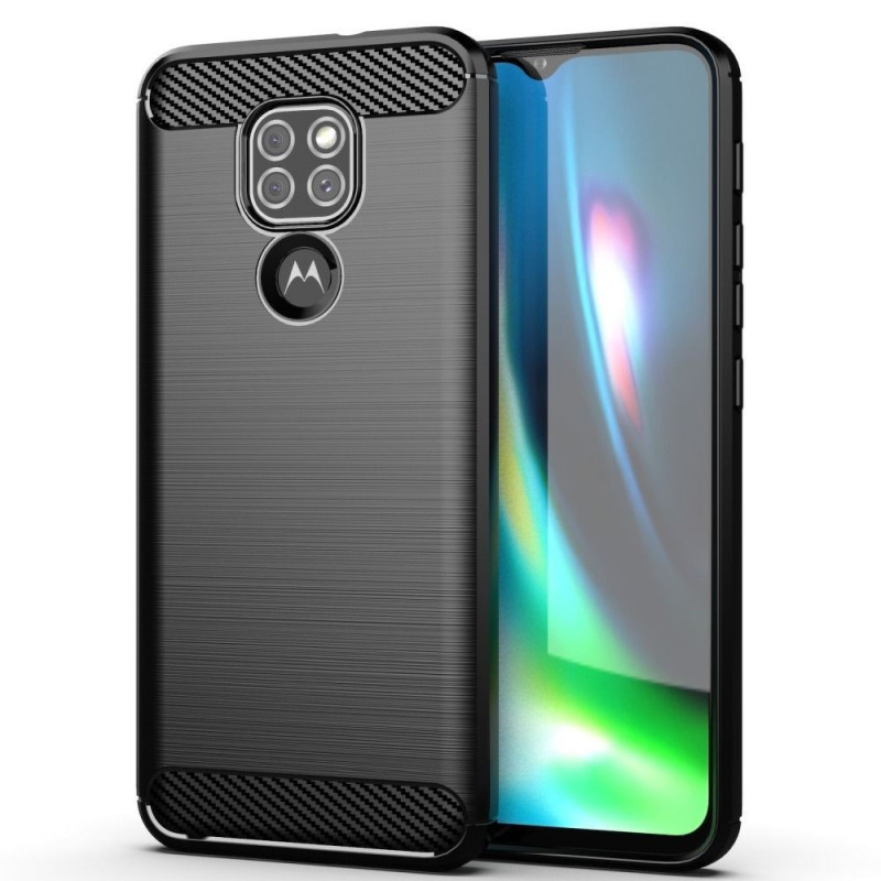 CARBON case for MOTOROLA Moto G9 PLAY / E7 PLUS black CARBON case for MOTOROLA Moto G9 PLAY / E7 PLUS black