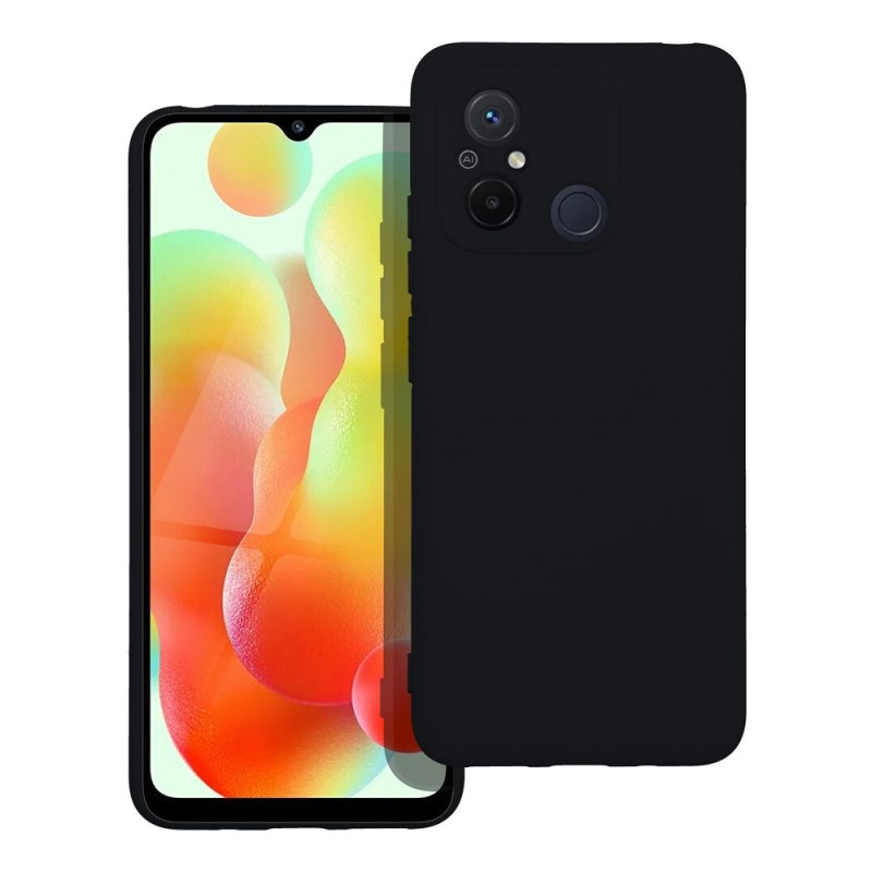 SILICONE case for XIAOMI Redmi 12C black