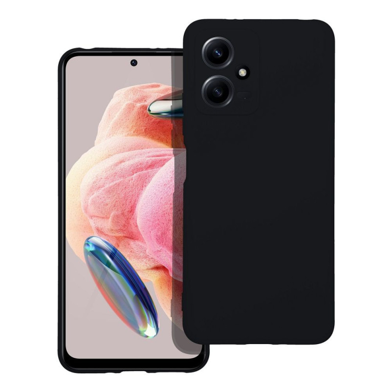 SILICONE case for XIAOMI Redmi Note 12 5G black