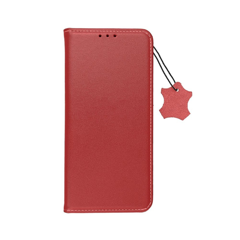 Flip case for iPhone 15 Smart Pro Book leather burgundy