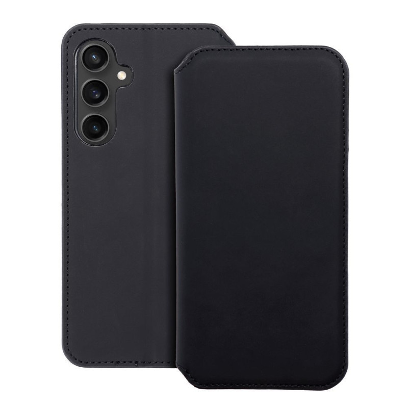DUAL POCKET Book case for SAMSUNG S23 FE black