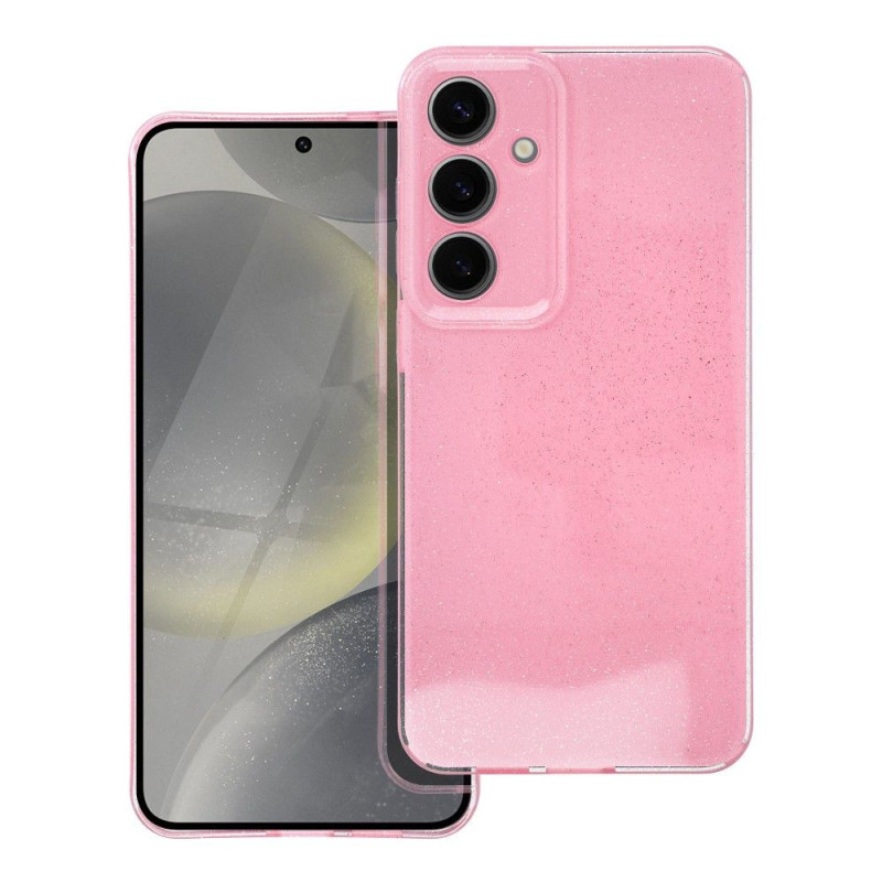 CLEAR CASE 2 mm BLINK for SAMSUNG S24 Plus pink CLEAR CASE 2 mm BLINK for SAMSUNG S24 Plus pink