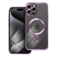 ELECTRO MAG COVER case compatible with MagSafe for IPHONE 15 Pro Max deep purple