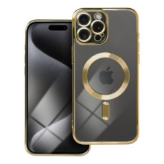 ELECTRO MAG COVER case compatible with MagSafe for IPHONE 15 Pro Max gold