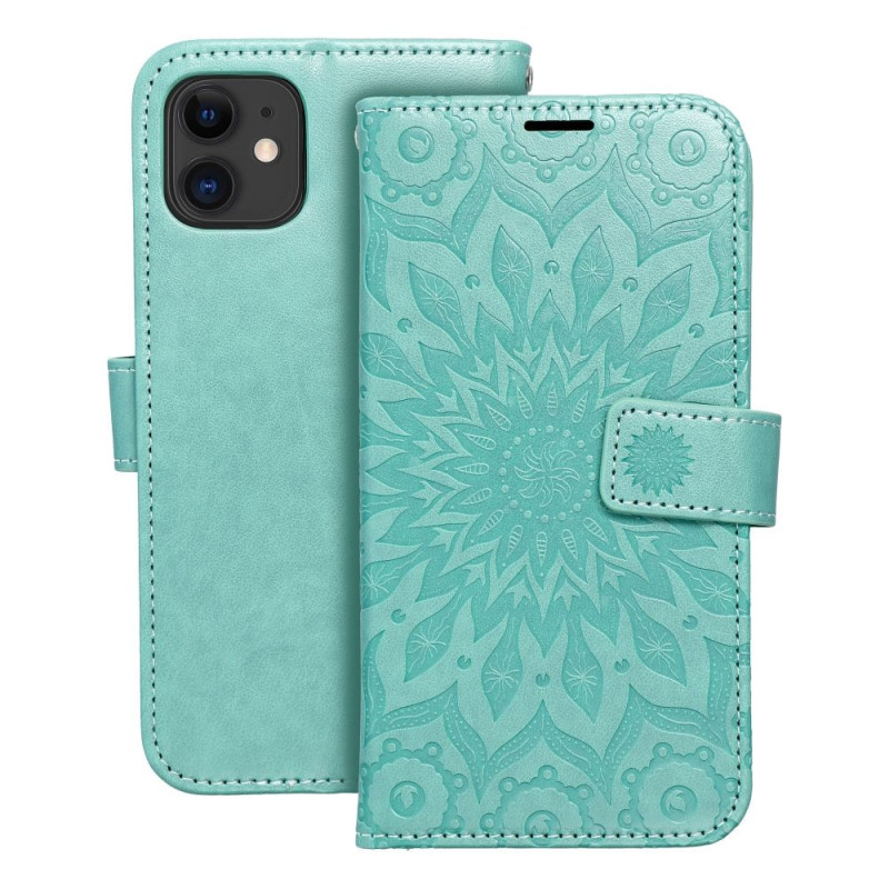 MEZZO Book case for IPHONE 11 mandala green MEZZO Book case for IPHONE 11 mandala green