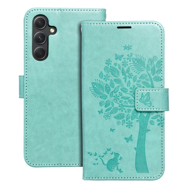 MEZZO Book case for SAMSUNG A54 5G tree green MEZZO Book case for SAMSUNG A54 5G tree green