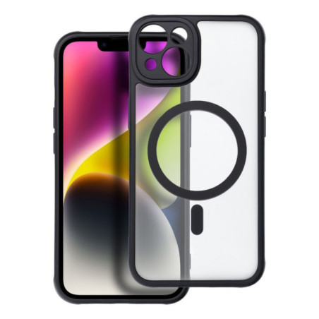 FULL MATTE MAG COVER case compatible with MagSafe for IPHONE 14 black