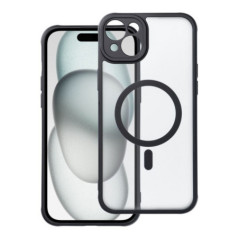 FULL MATTE MAG COVER case compatible with MagSafe for IPHONE 15 Plus black