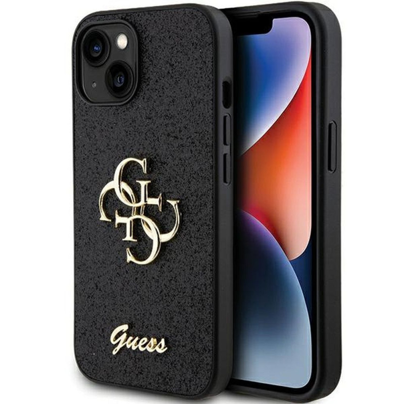 GUESS case for IPHONE 15 GUHCP15SHG4SGK (Fixed Glitter Big 4G) black GUESS case for IPHONE 15 GUHCP15SHG4SGK (Fixed Glitter Big 4G) black