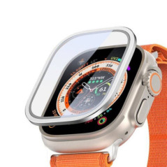 DUX DUCIS tempered glass FLAS with frame for Apple Watch Ultra / Ultra 2 49 mm silver
