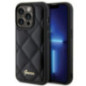 GUESS case for IPHONE 15 Pro GUHCP15LPSQSQSK (Quilted Metal Logo) black