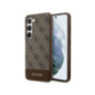 GUESS case for SAMSUNG S24 Plus GUHCS24MG4GLBR (4G Bottom Stripe) brown GUESS case for SAMSUNG S24 Plus GUHCS24MG4GLBR (4G Bottom Stripe) brown