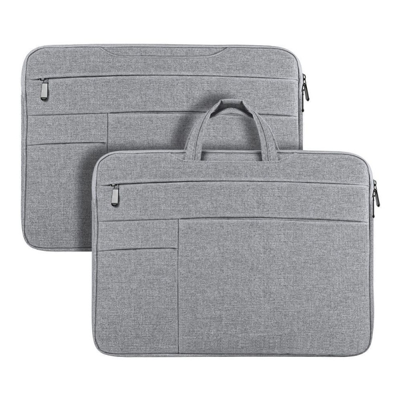 DUX DUCIS bag LBTC for laptop 15.5-16" Horizontal Handbag light grey DUX DUCIS bag LBTC for laptop 15.5-16" Horizontal Handbag light grey