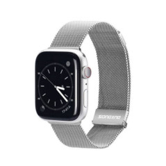 DUX DUCIS starp MILANESE stainless steel magnetic for Apple Watch 42 / 44 / 45 mm silver