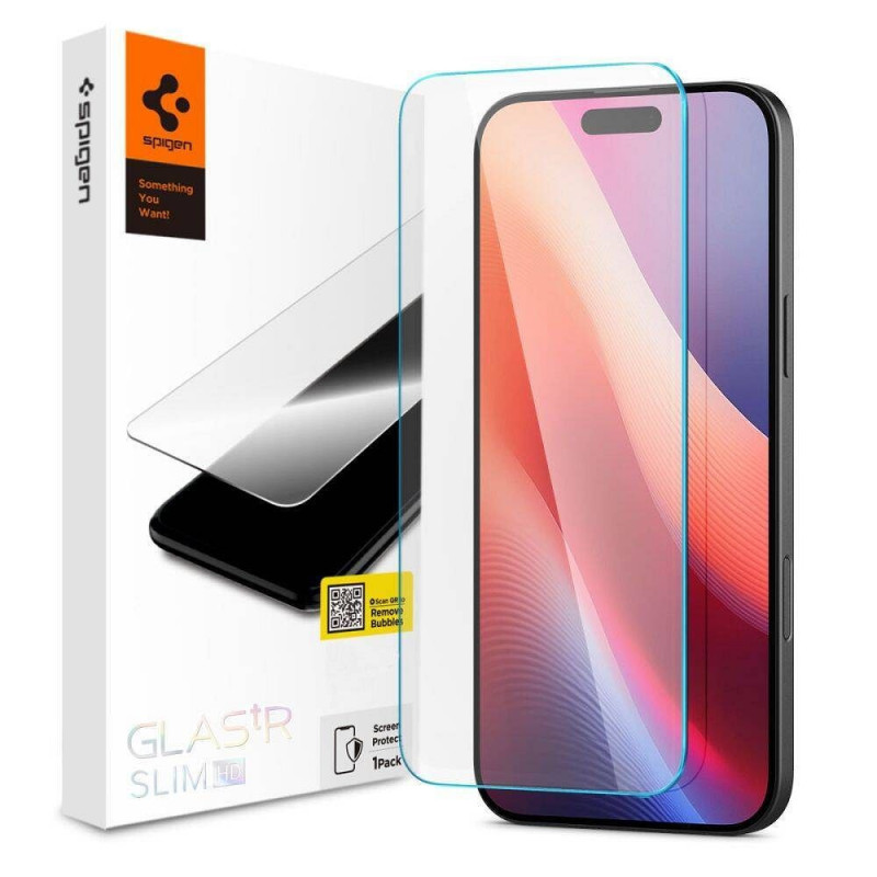 SPIGEN tempered glass GLAS.TR SLIM for IPHONE 16 Pro clear SPIGEN tempered glass GLAS.TR SLIM for IPHONE 16 Pro clear