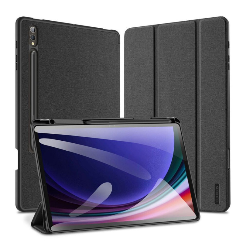 DUX DUCIS case DOMO foldable with pencil storage for SAMSUNG Tab S10 Plus/S9 Plus/S9FE Plus black DUX DUCIS case DOMO foldable with pencil storage for SAMSUNG Tab S10 Plus/S9 Plus/S9FE Plus black