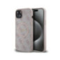GUESS case for IPHONE 14 compatible with MagSafe GUHMP14SG4GFRP (4G Ring classic logo) pink