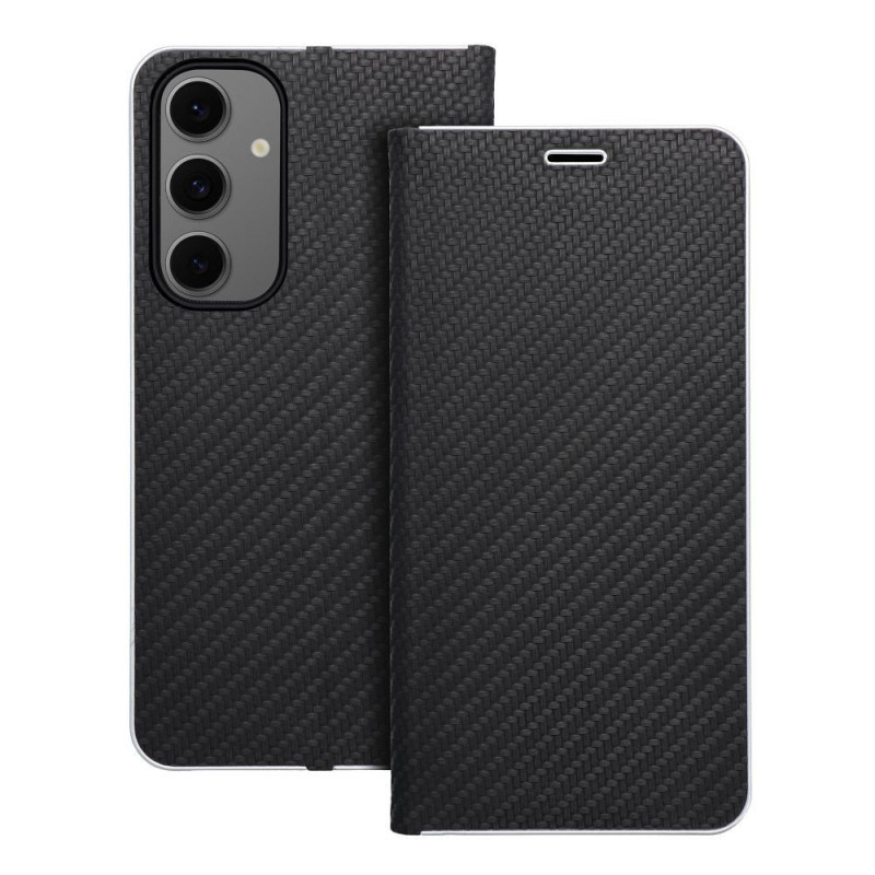 LUNA Book Carbon for SAMSUNG S24 FE black
