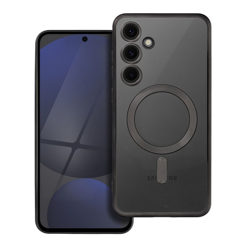 ELECTRO MAG COVER case compatible with MagSafe for SAMSUNG S24 FE black