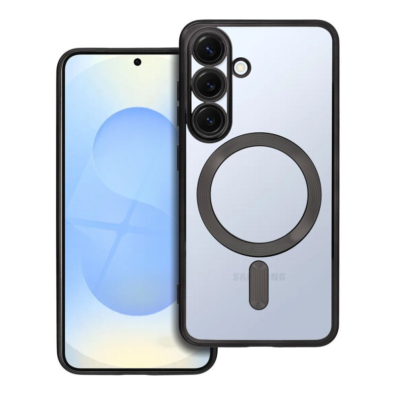 ELECTRO MAG COVER case compatible with MagSafe for SAMSUNG S25 black