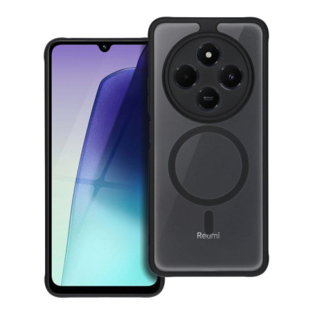 FULL MATTE MAG COVER case compatible with MagSafe for XIAOMI REDMI 14c black