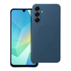 SILICONE MAG COVER case compatible with MagSafe for SAMSUNG A16 5G / A16 4G blue