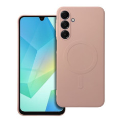 SILICONE MAG COVER case compatible with MagSafe for SAMSUNG A16 5G / A16 4G pink