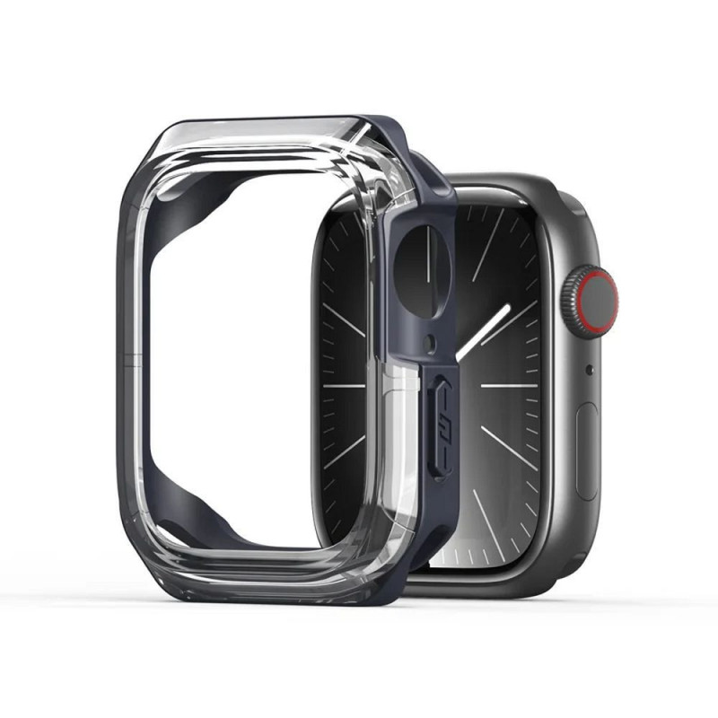 DUX DUCIS case TAMO for Apple Watch series 10 46 mm transparent with midnight DUX DUCIS case TAMO for Apple Watch series 10 46 mm transparent with midnight