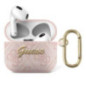 GUESS case for APPLE AirPods 3 GUA34GSMP (4G Script Metal Collection) pink