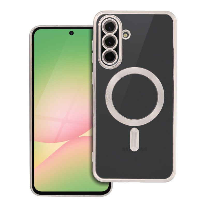 ELECTRO MAG COVER case compatible with MagSafe for SAMSUNG A56 titanium