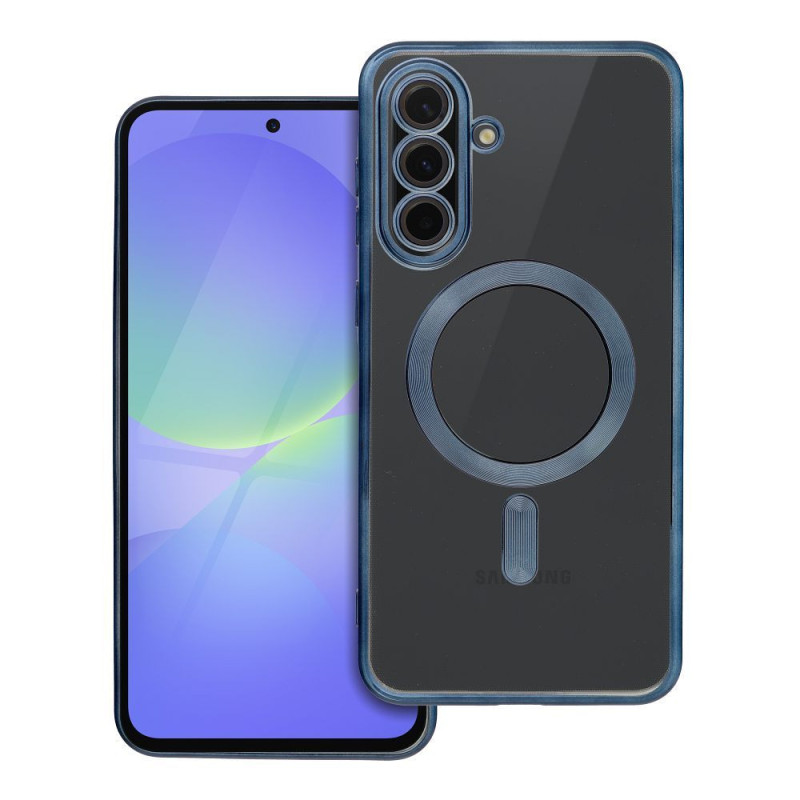 ELECTRO MAG COVER case compatible with MagSafe for SAMSUNG A36 titanium blue