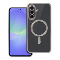 ELECTRO MAG COVER case compatible with MagSafe for SAMSUNG A36 titanium grey