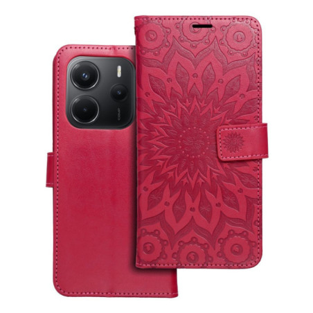 MEZZO Book case for XIAOMI Redmi Note 14 5G mandala magenta