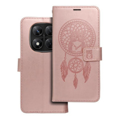 MEZZO Book case for XIAOMI Redmi Note 14 PRO 5G / 14 PRO PLUS 5G dreamcatcher rose gold