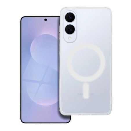 CLEAR MAG COVER case compatible with MagSafe for SAMSUNG S25 EDGE transparent