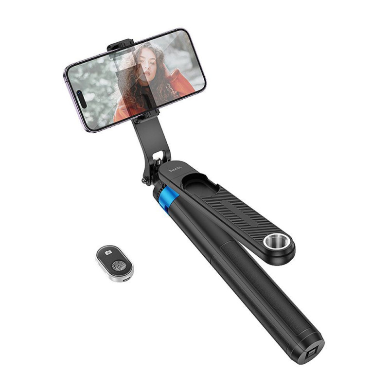 Selfie stick Hoco tripod with wireless remote control K22 black