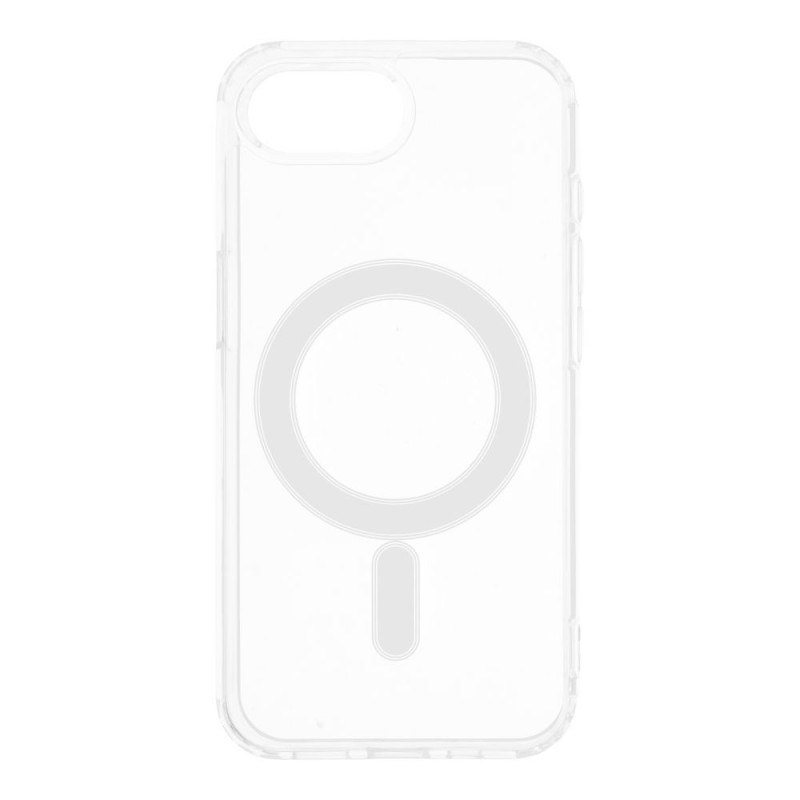 CLEAR MAG COVER case compatible with MagSafe for IPHONE 16E (SE 4 2025) transparent