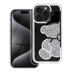 TEDDY BEAR Case for IPHONE 16e (SE 4 2025) silver
