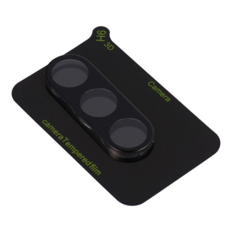 5D Full Glue Camera Tempered Glass - for Samsung Galaxy S25 Black