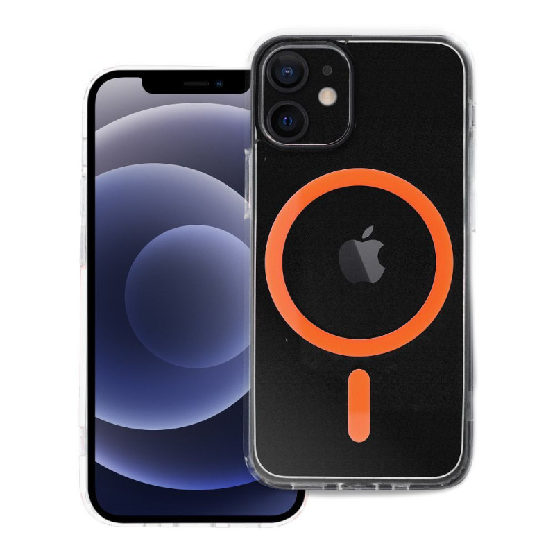 Drop Glue Colorful Ring Mag Cover compatible with MagSafe for IPHONE 12 MINI orange Drop Glue Colorful Ring Mag Cover compatible with MagSafe for IPHONE 12 MINI orange