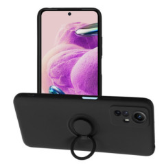SILICONE RING case for XIAOMI Redmi Note 12S black
