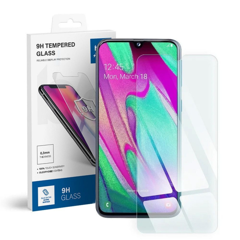 Premium Tempered Glass 9H (QUALITY-LEVEL A+) für SAMSUNG Galaxy A40