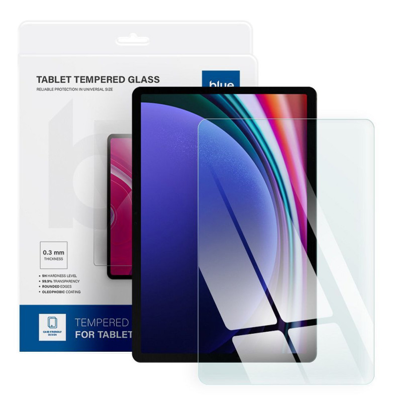 Premium Tempered Glass 9H (QUALITY-LEVEL A+) für SAMSUNG Galaxy Tab S9+