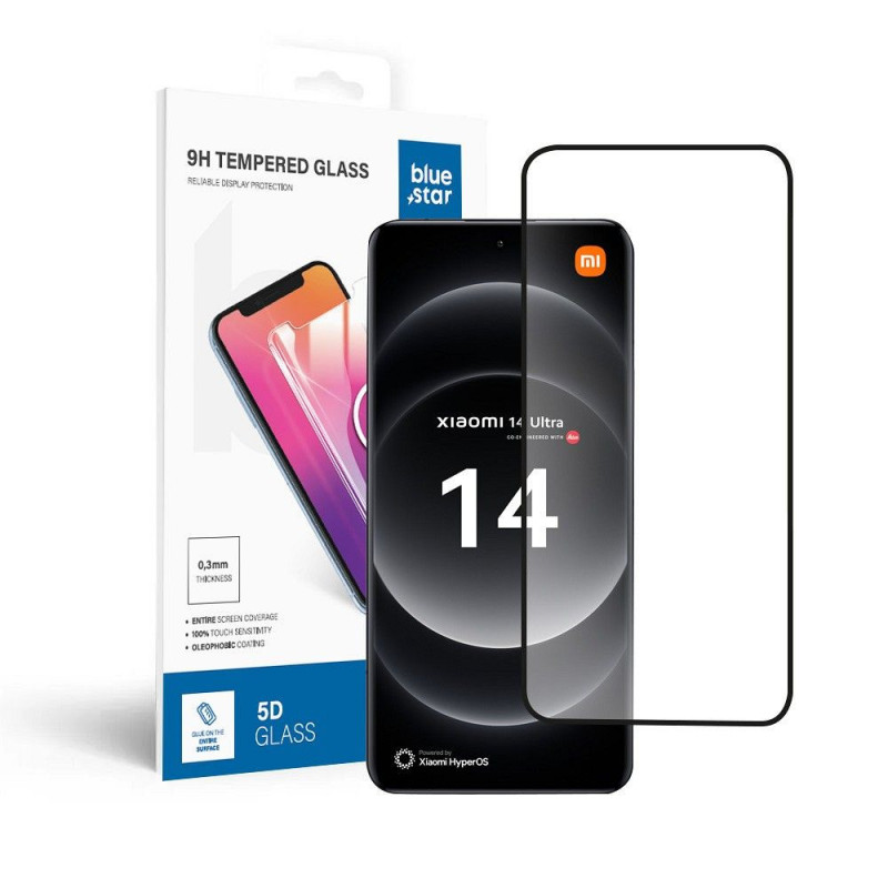 Premium Tempered Glass 9H (QUALITY-LEVEL A+) für XIAOMI 14 Ultra