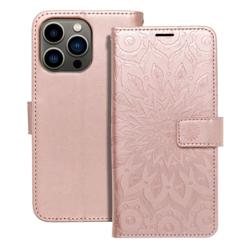 MEZZO Book case for IPHONE 13 PRO mandala rose gold MEZZO Book case for IPHONE 13 PRO mandala rose gold