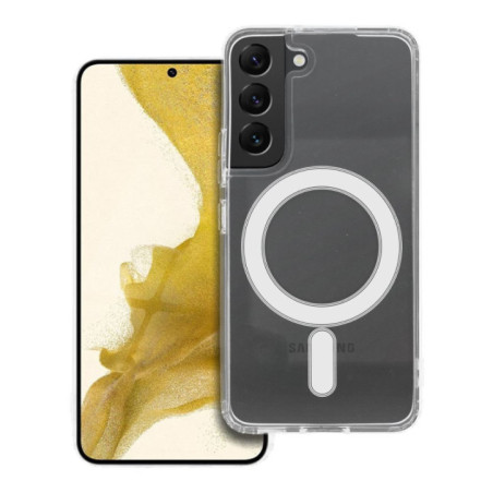 CLEAR MAG COVER case compatible with MagSafe for SAMSUNG S22 transparent