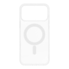 CLEAR MAG COVER case compatible with MagSafe for IPHONE 17 Pro Max (full ring) transparent
