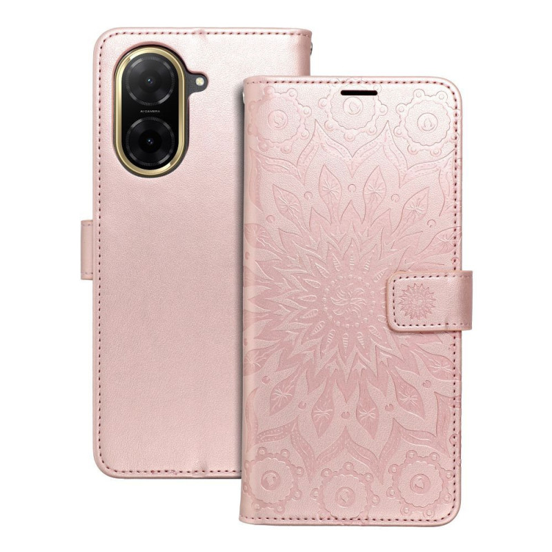 MEZZO Book case for XIAOMI Redmi A5 ( 173,3 x 79,4 x 8,26) mandala rose gold