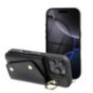 Wallet Case WONDER for IPHONE 16 black